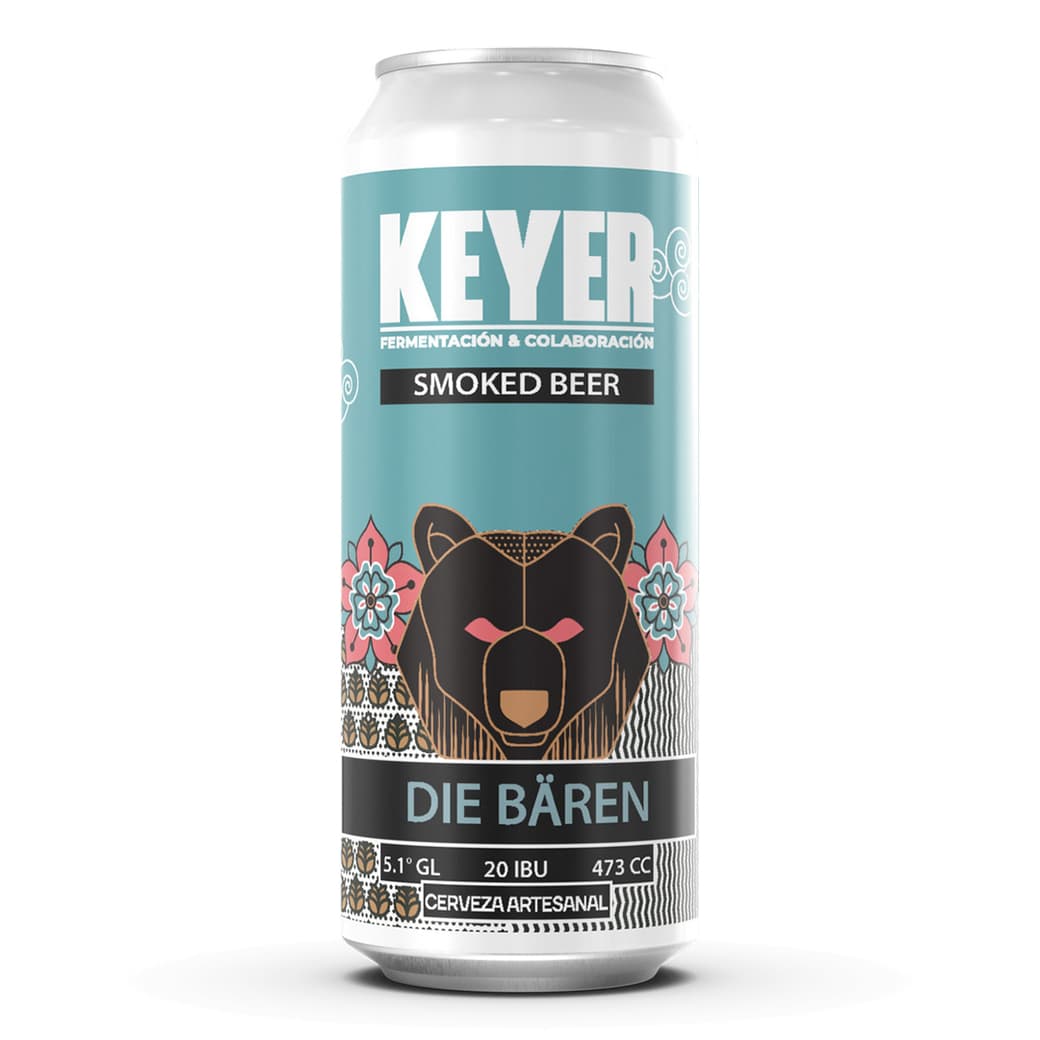 Cerveza Keyer Die Baren o Los Osos Smoked Beer Lata 473cc_1