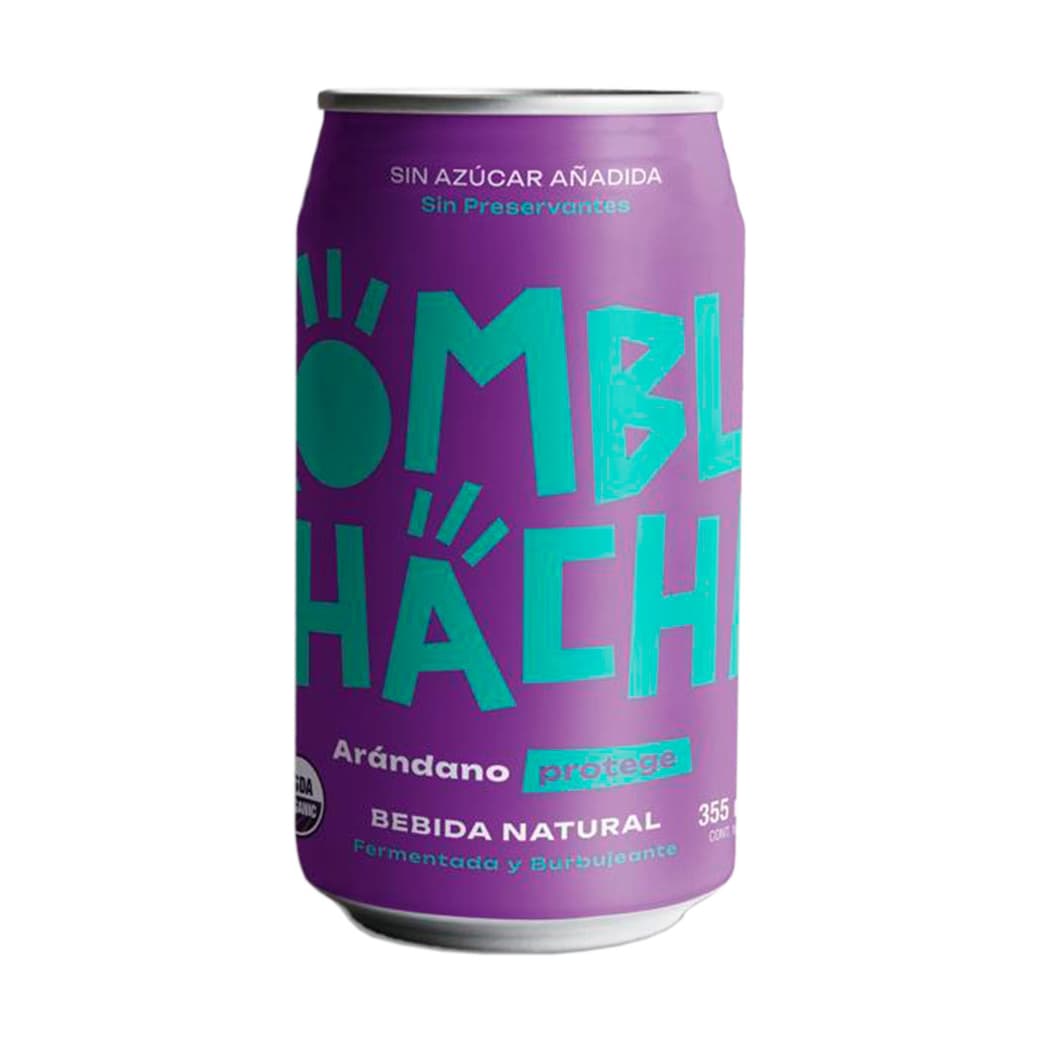 Kombuchacha Arándano Sin Azúcar Lata 355cc_1