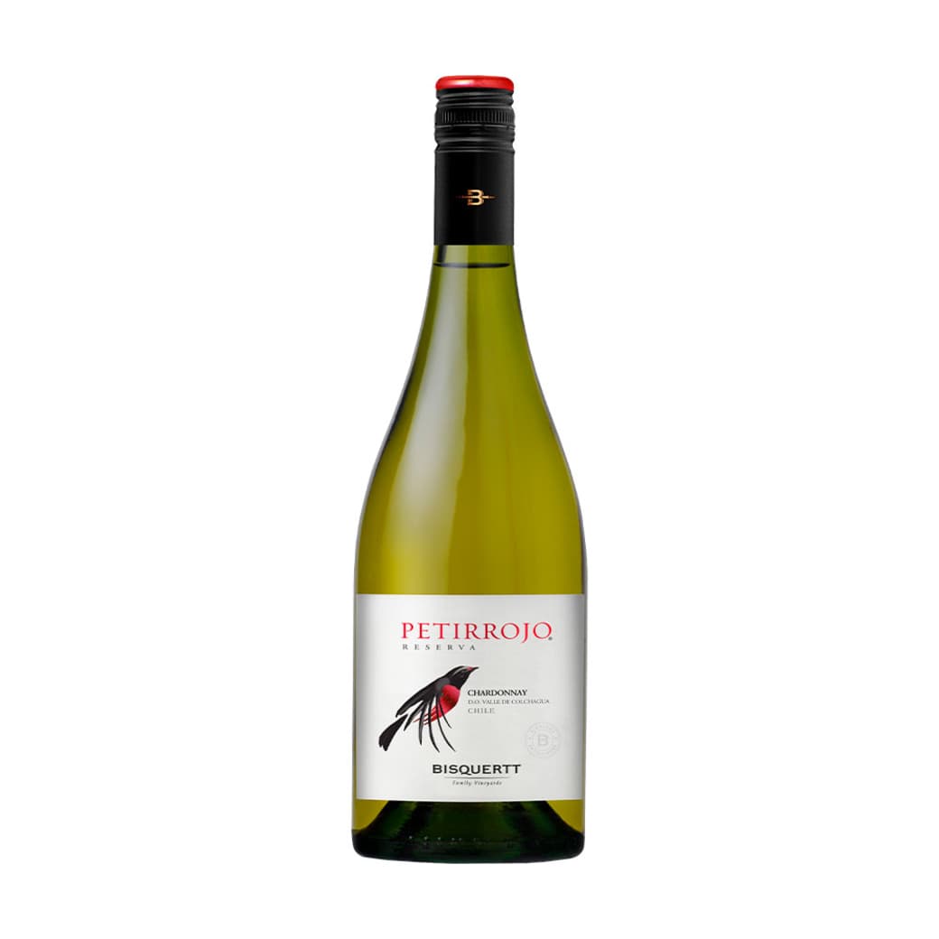 Vino Petirrojo Bisquertt Reserva Chardonnay 750cc_1