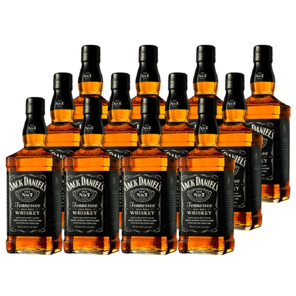 CAJA Whiskey Jack Daniels: 12x Whiskey Jack Daniels Old N7 750cc_1
