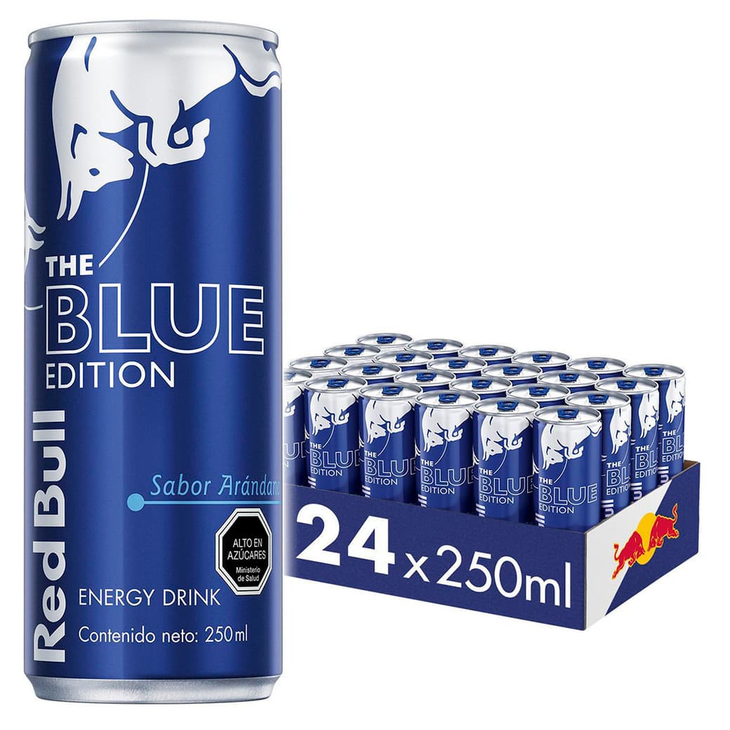 CAJA RED BULL BLUE EDITION: 24x Bebida Energética Red Bull Blue Edition 250cc_1