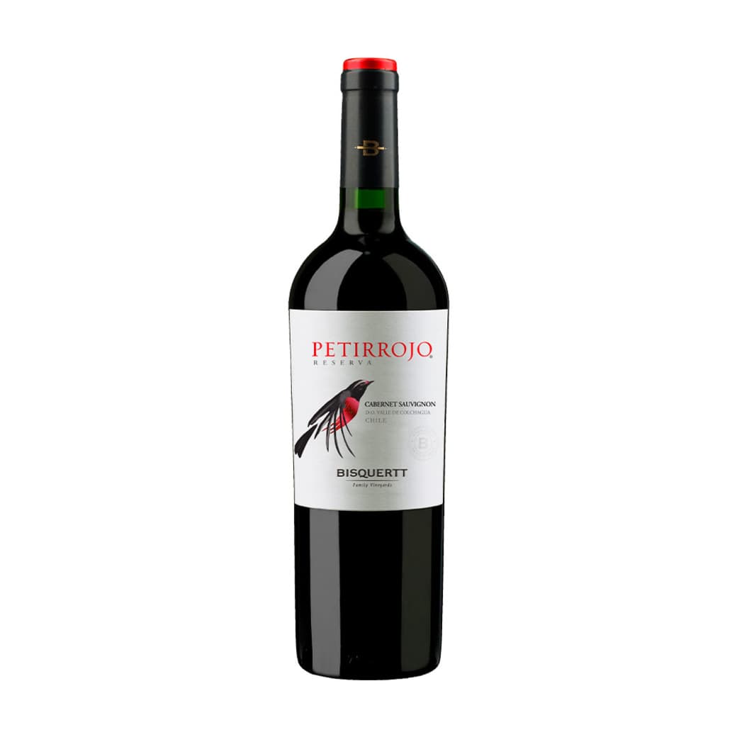 Vino Petirrojo Bisquertt Reserva Cabernet Sauvignon 750cc_1