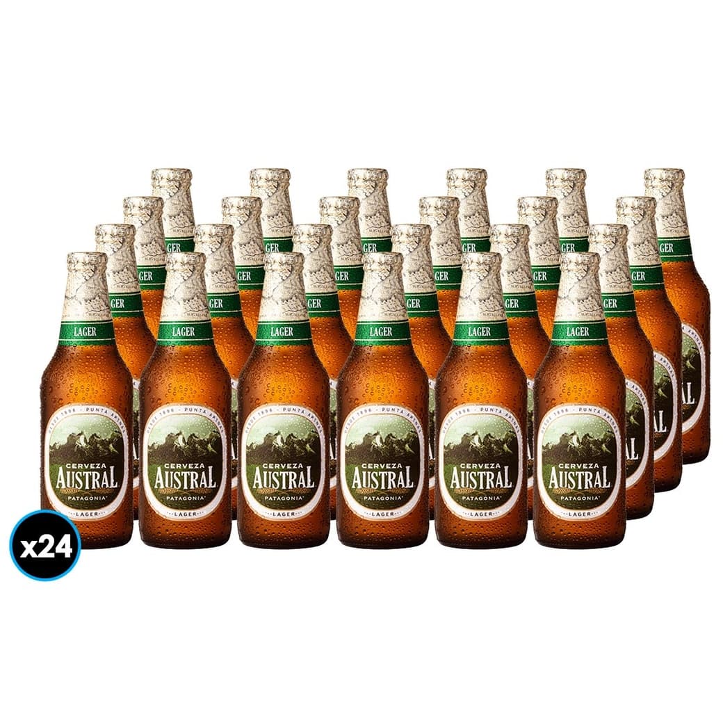 24x Cervezas Austral Lager en Botellas 330cc_1