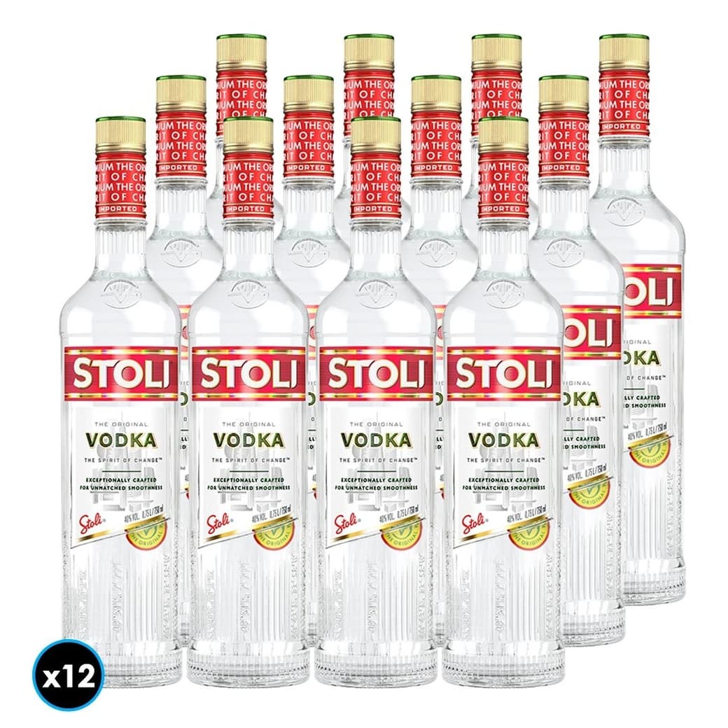 CAJA VODKA STOLICHNAYA 750cc: 12x Vodka Stolichnaya 750cc_1