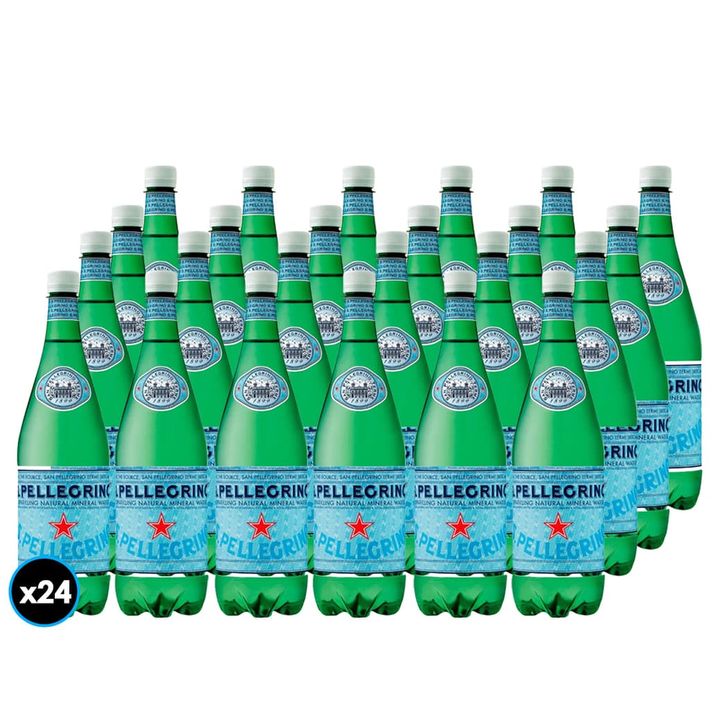 24x Agua Mineral San Pellegrino Con Gas (Plástico) 500cc_1