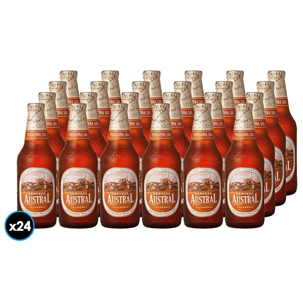 24x Cervezas Austral Patagona 508 en Botellas 330cc_1