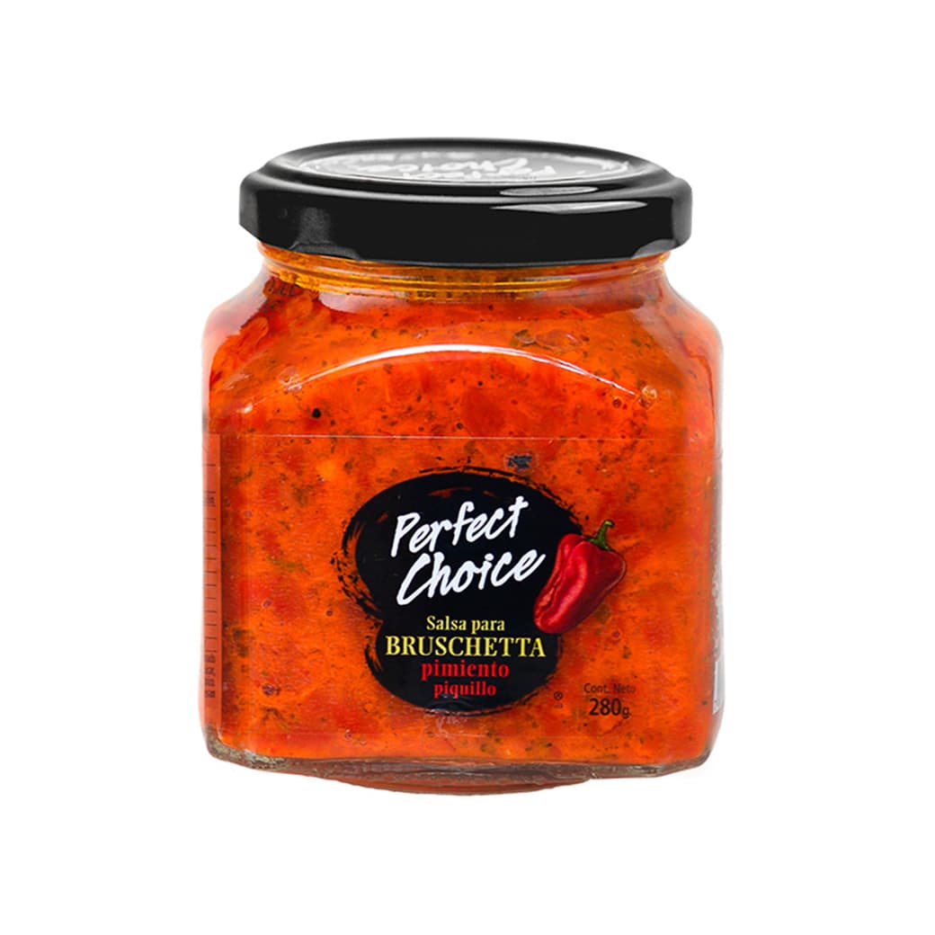 Bruschetta Perfect Choice Pimiento Piquillo Frasco 280 grs._1