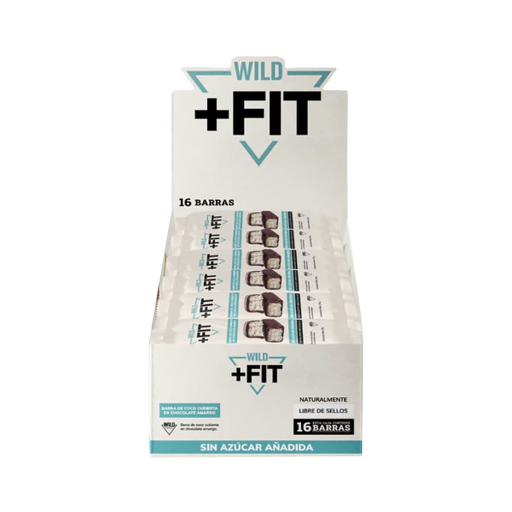 Barritas Wild Fit Wild Foods Coco + Chocolate 16 Unidades _1