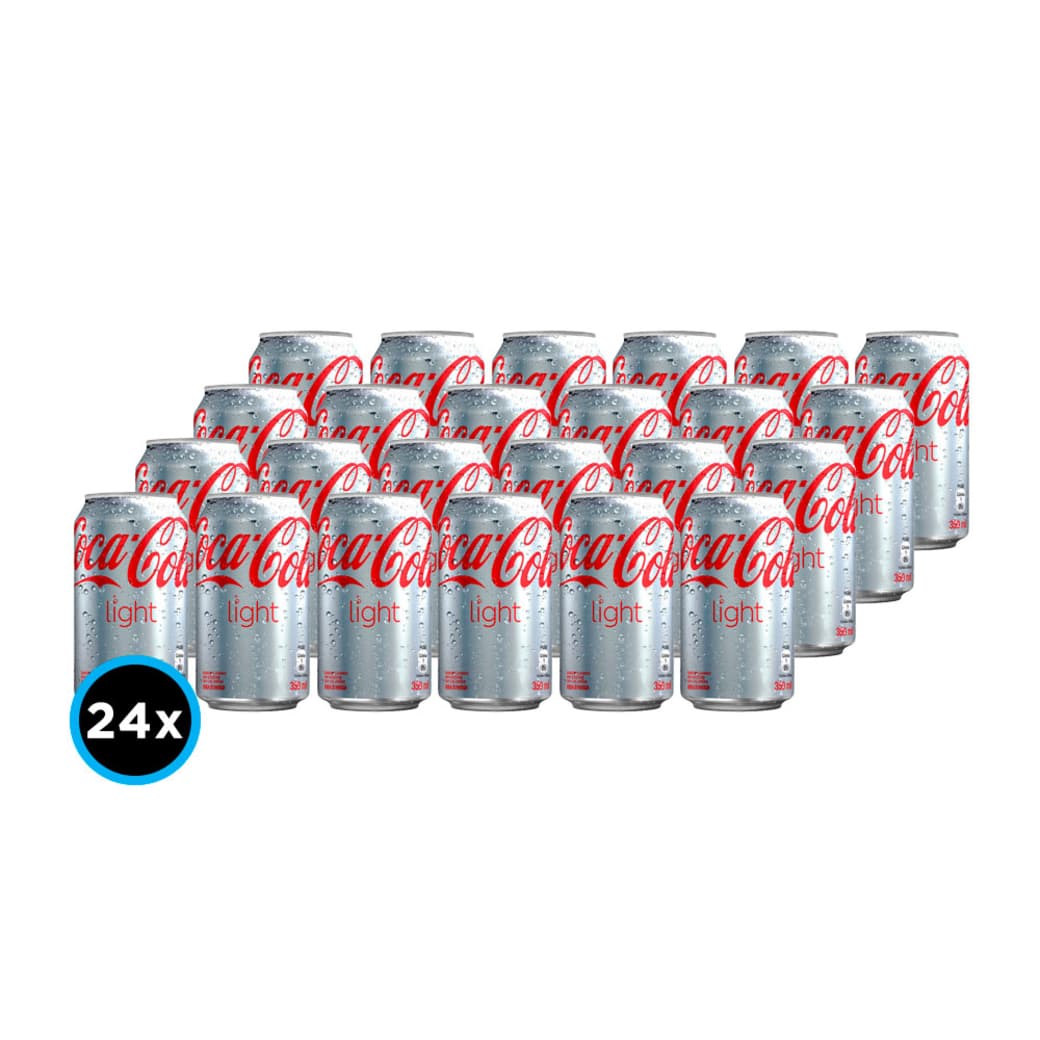 24x Bebida Coca-Cola Light en Lata 350cc_1