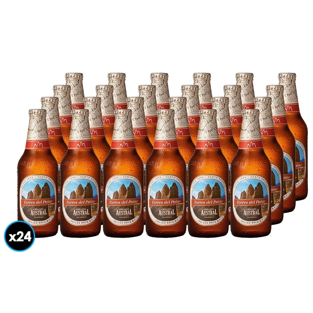 24x Cervezas Austral Torres del Paine en Botella 330cc_1