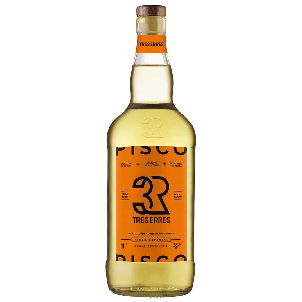 Pisco Tres Erres 1 Litro 35° alc._1