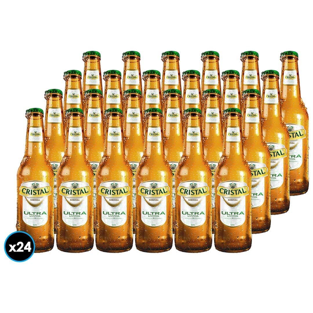 24x Cerveza Cristal Ultra Botella 355cc_1