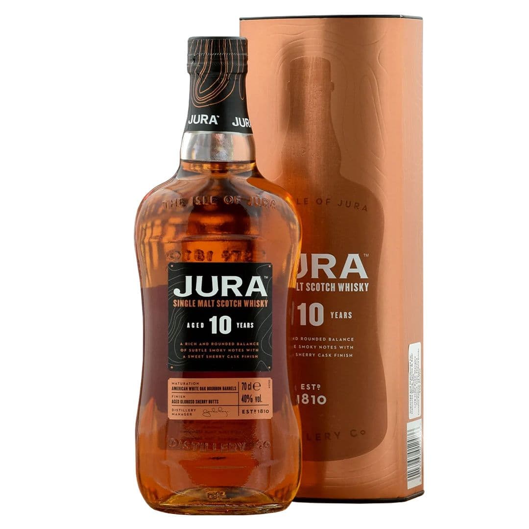 Whisky Jura 10 años 700cc 40º alc._1