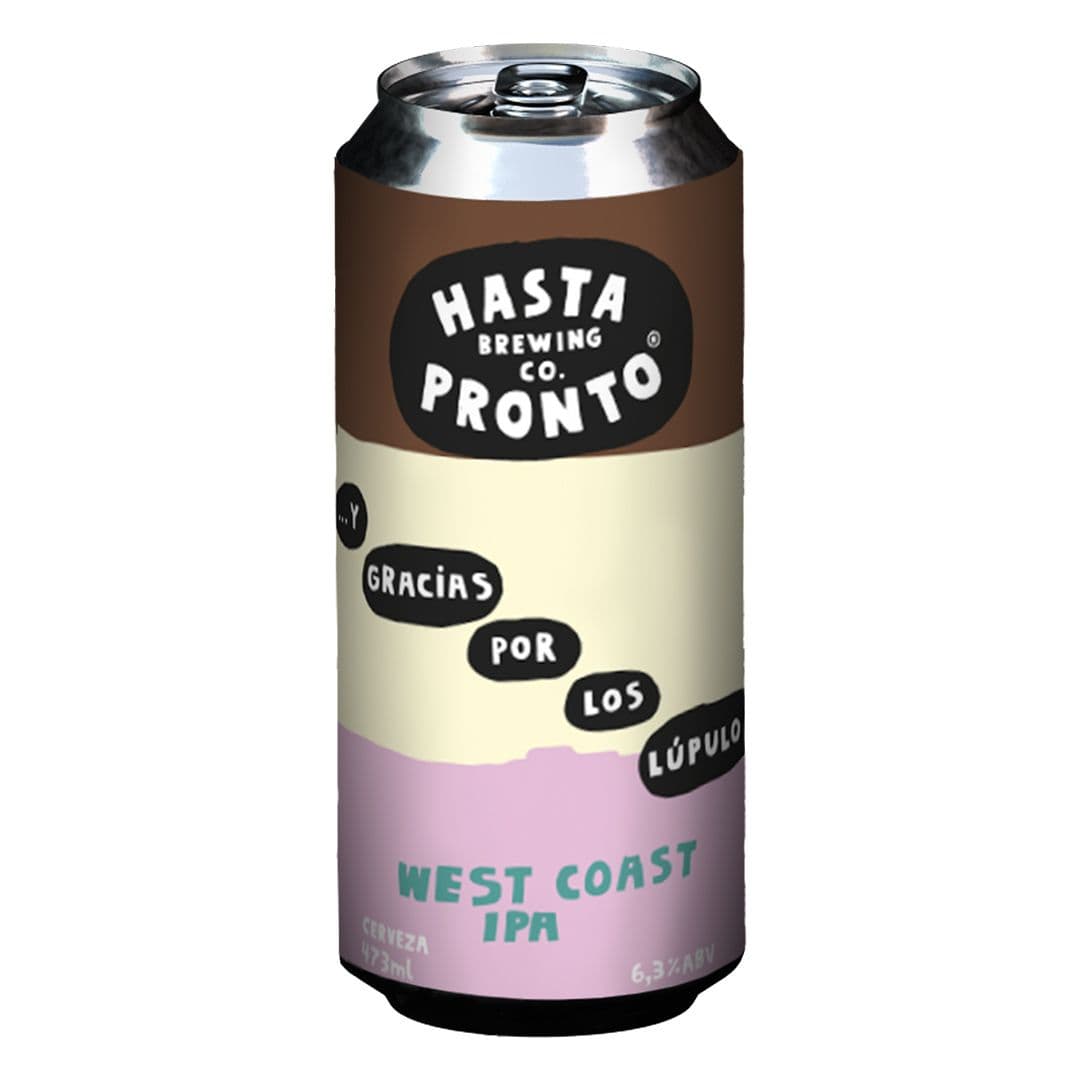 Cerveza Hasta Pronto ... Y Gracias Por Los Lúpulos - West Coast IPA 473cc 6.3º alc._1