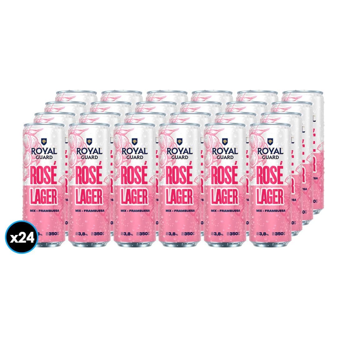 24x Cerveza Royal Guard Rose Lata 350cc_1