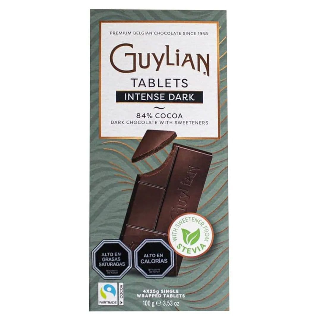 Chocolate Amargo Guylian Sin Azúcar 84% Cacao 100 grs_1