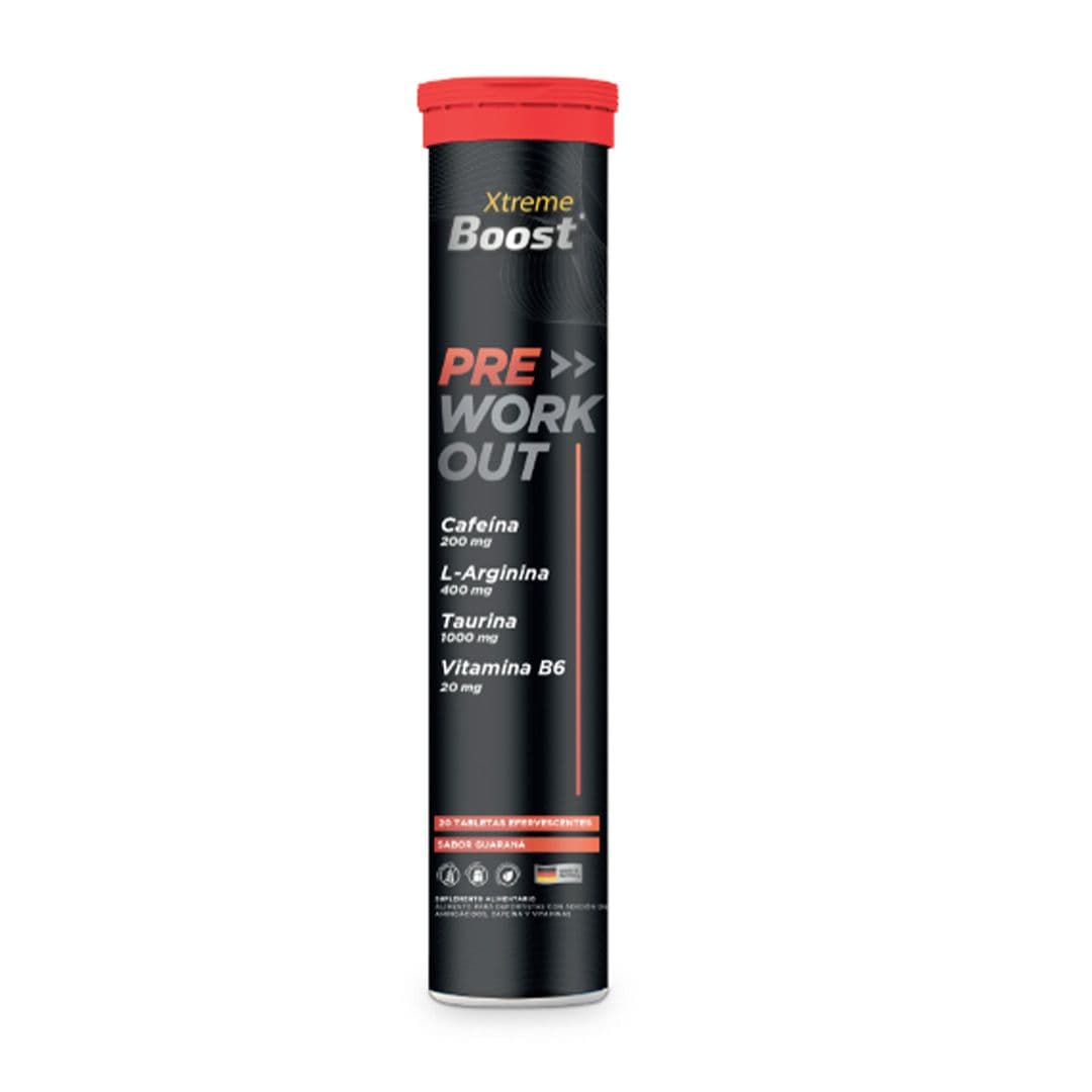 Pre Workout Xtreme Boost (20 Tabletas Efervesentes) _1