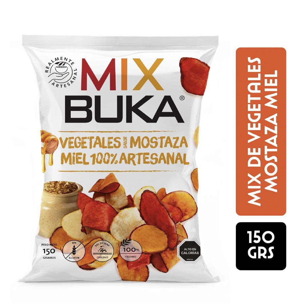 Buka Mix de Vegetales Mostaza Miel 150 grs._1