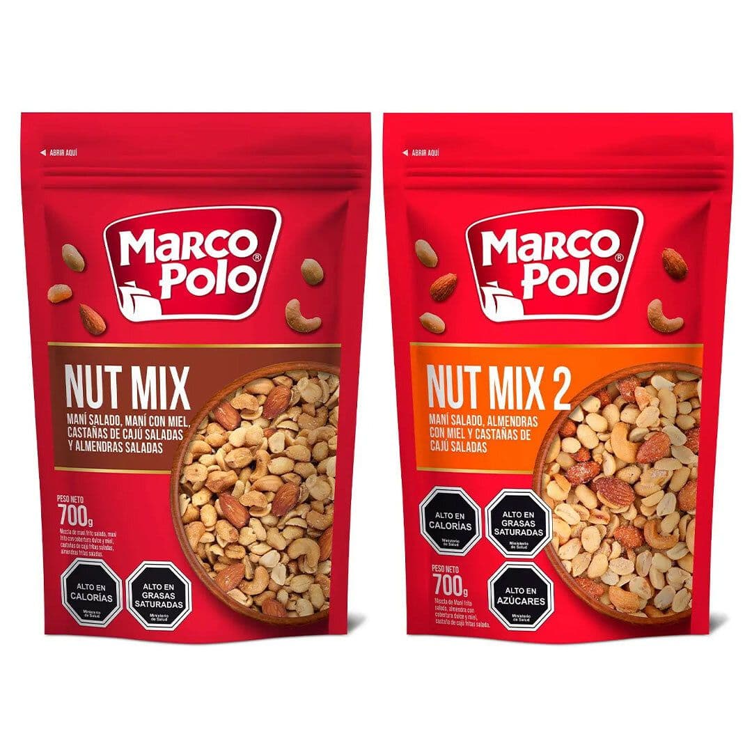 DÚO NUT MIX MARCO POLO (Nut Mix 1, Nut Mix 2): 2x Variedades 700 grs._1