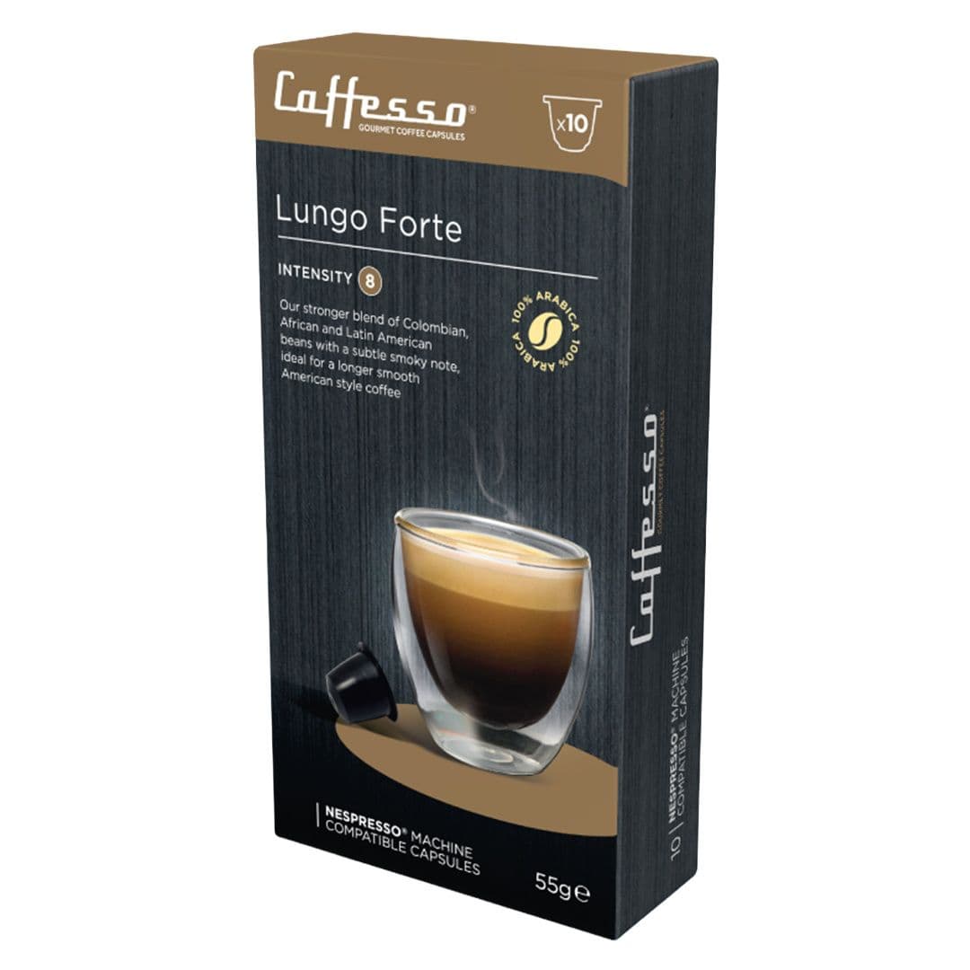 Cápsulas de Café Caffesso Lungo Forte Nespresso® Compatible (10 Cápsulas)_1