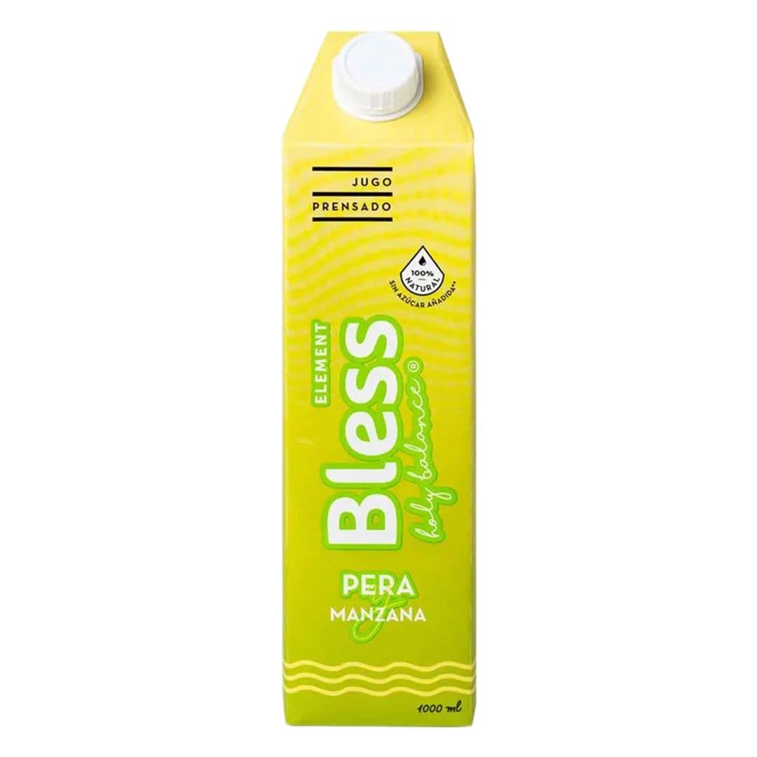 Jugo Natural Prensado Bless Element Pera Manzana 1 L_1
