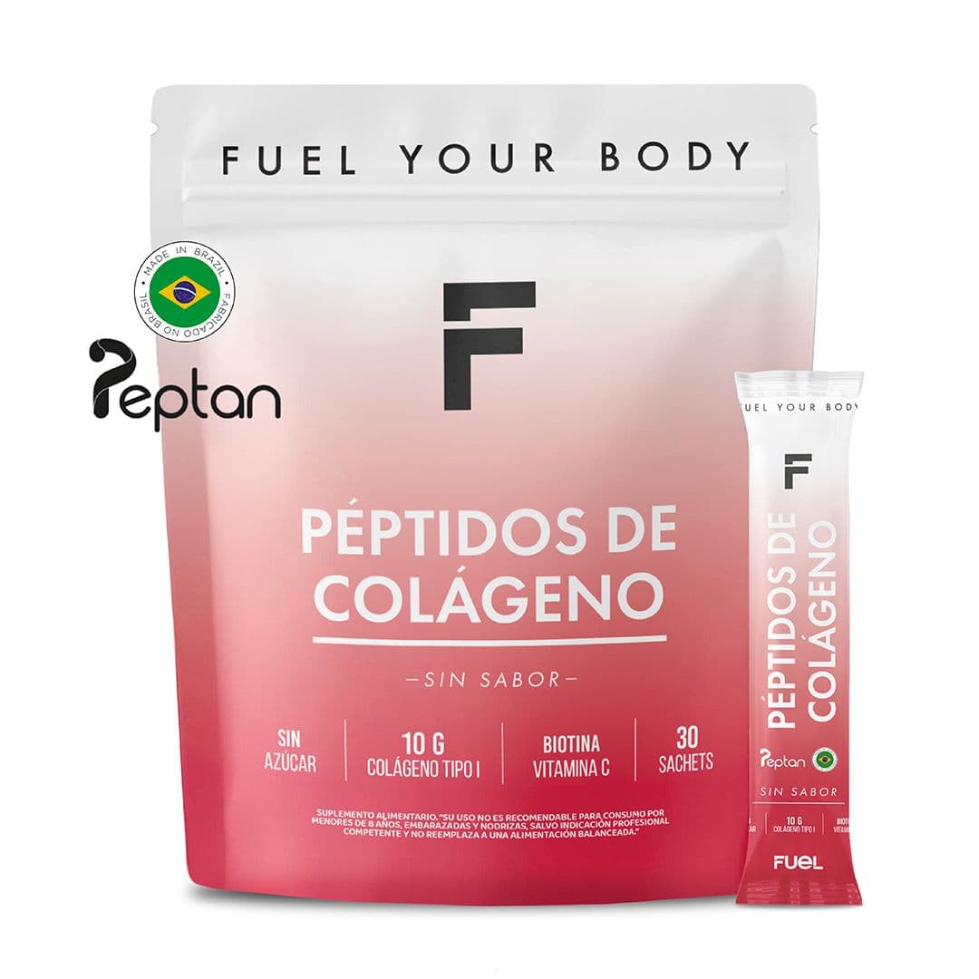 Péptidos de Colágeno en Doypack Fuel Nutrition Sin Sabor 321 grs (30 unidades)_1
