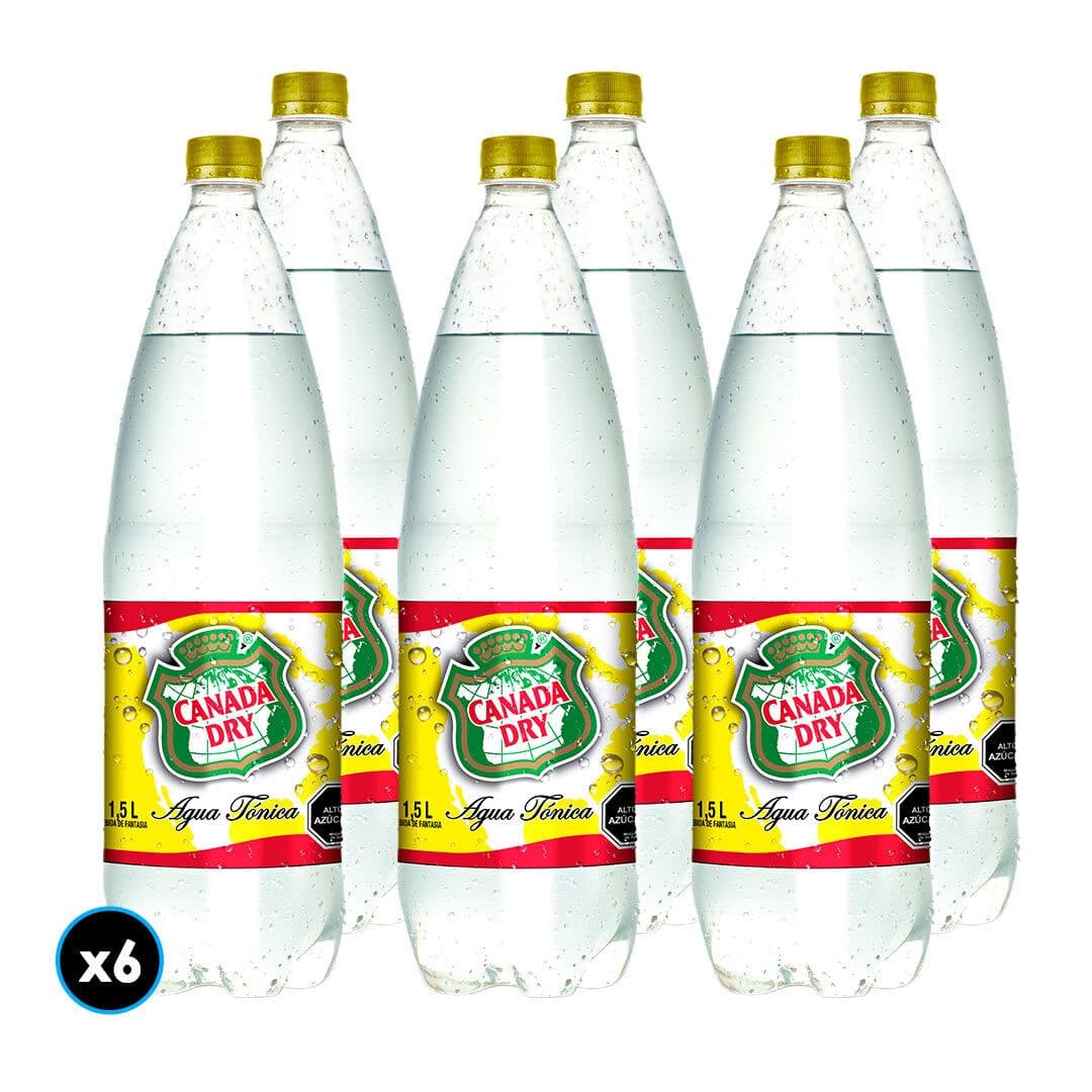 6x Agua Tonica Canada Dry 1.5 lts_1