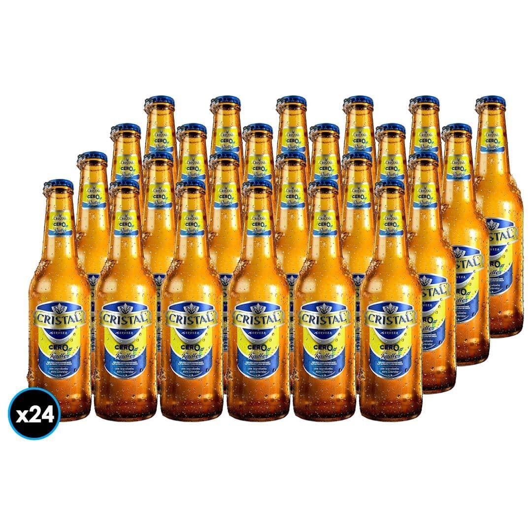 24x Cerveza Cristal Cero Radler en Botella 355cc_1