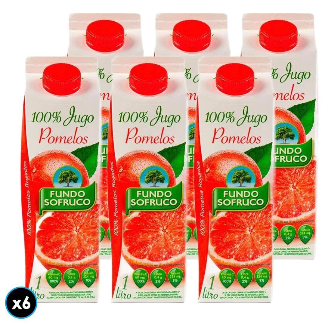6x Jugo Fresco Sofruco Pomelo 1 L_1