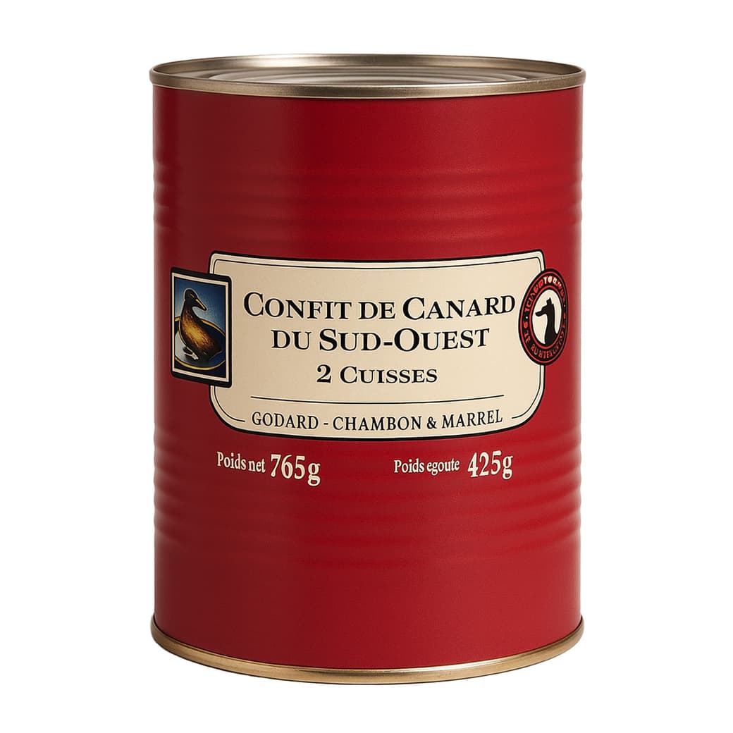 Confit de Canard (Pato Francés) Godard 2 muslos _1