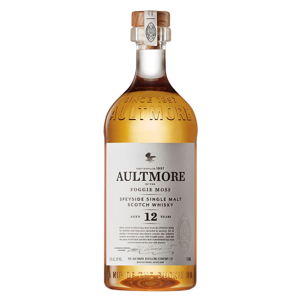 Whisky Aultmore 12 años 750cc 46° alc._1