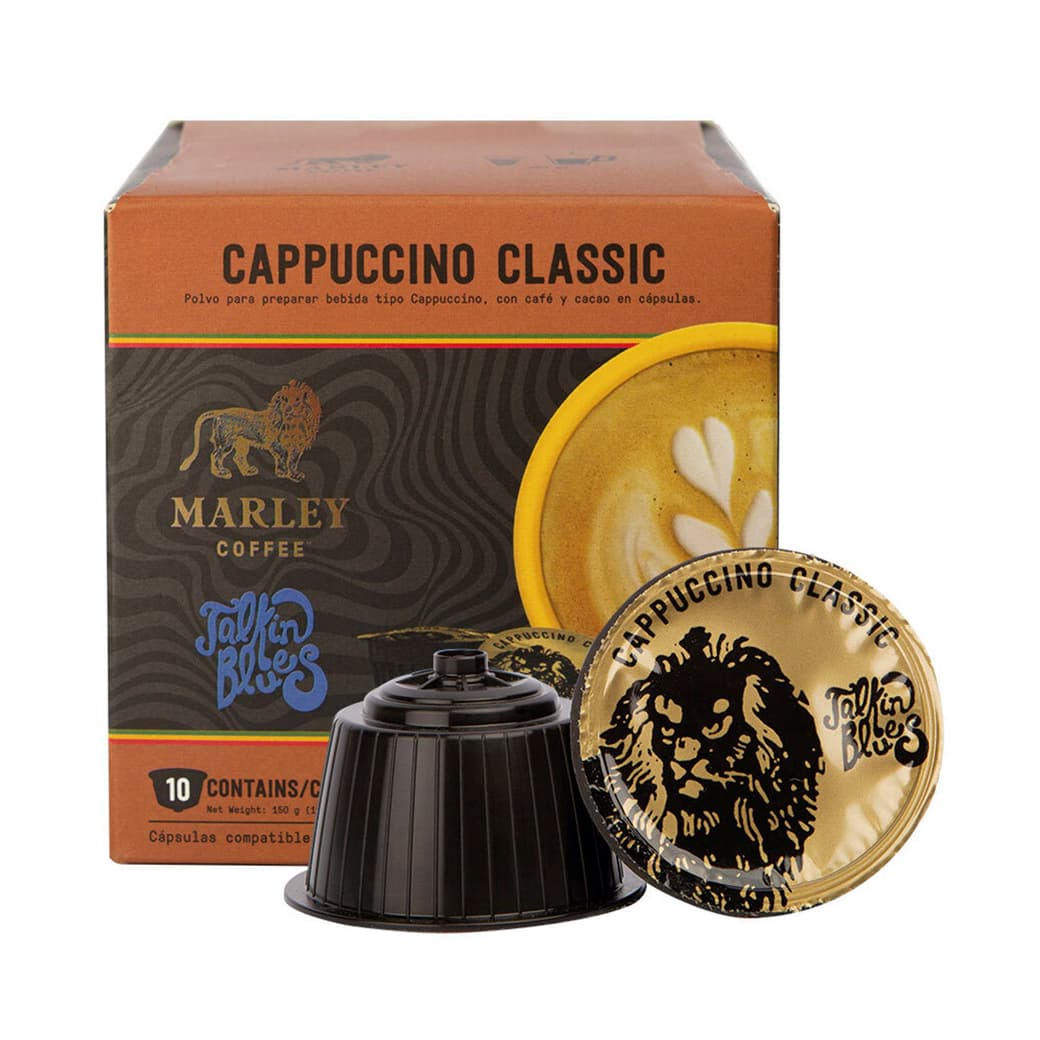 Cápsulas Café Dolce Gusto Marley Talking Blues Cappuccino Classic (10 cápsulas)_1