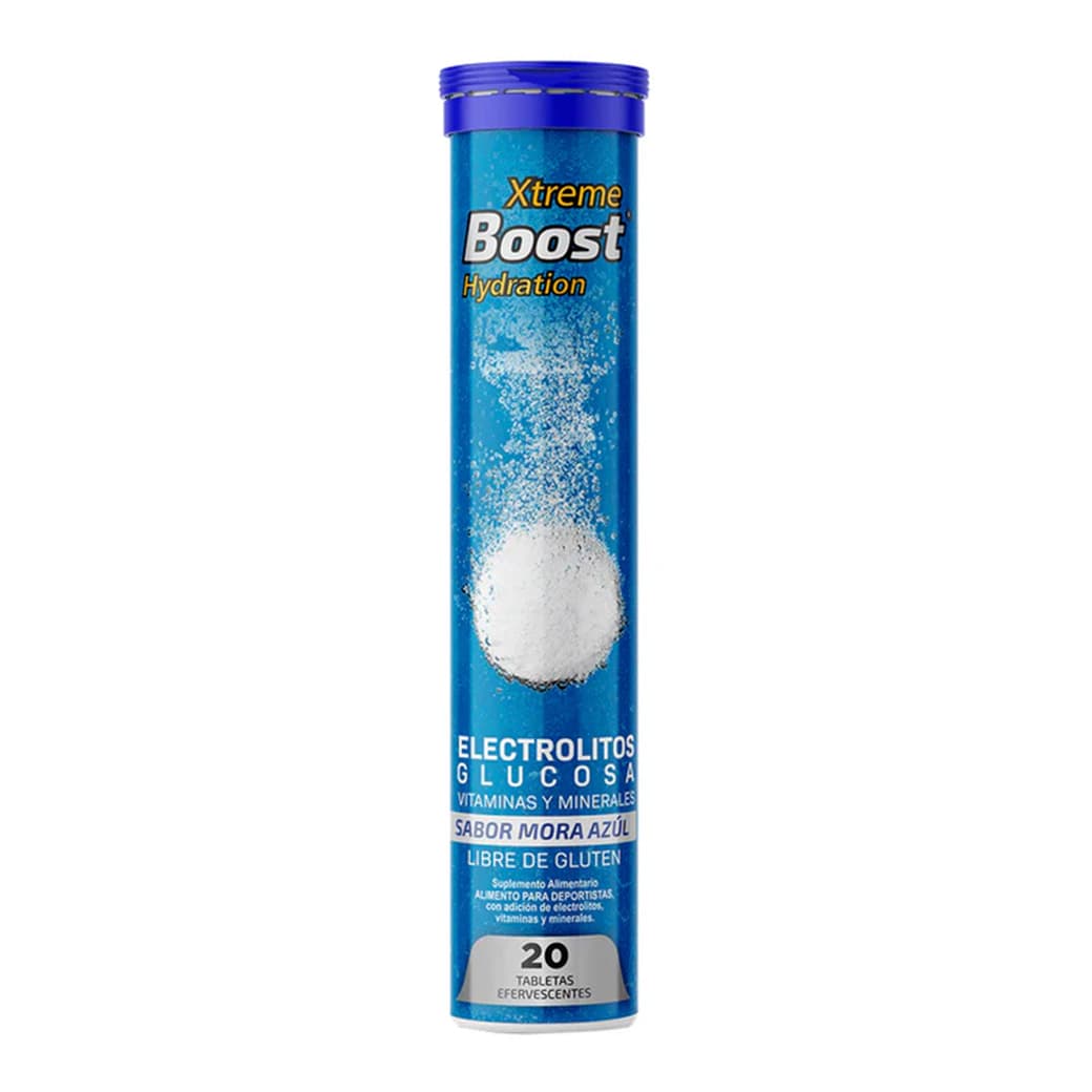 Suplemento Xtreme Boost Hydration Mora (20 tabletas efervescentes)_1