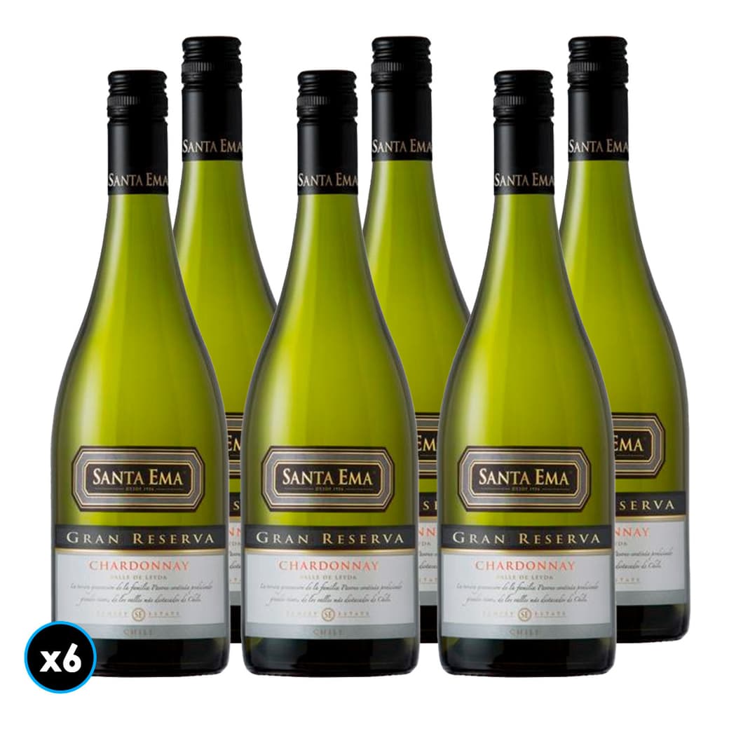 CAJA SANTA EMA GR (Chardonnay): 6x Vino Santa Ema Gran Reserva Chardonnay 750cc_1