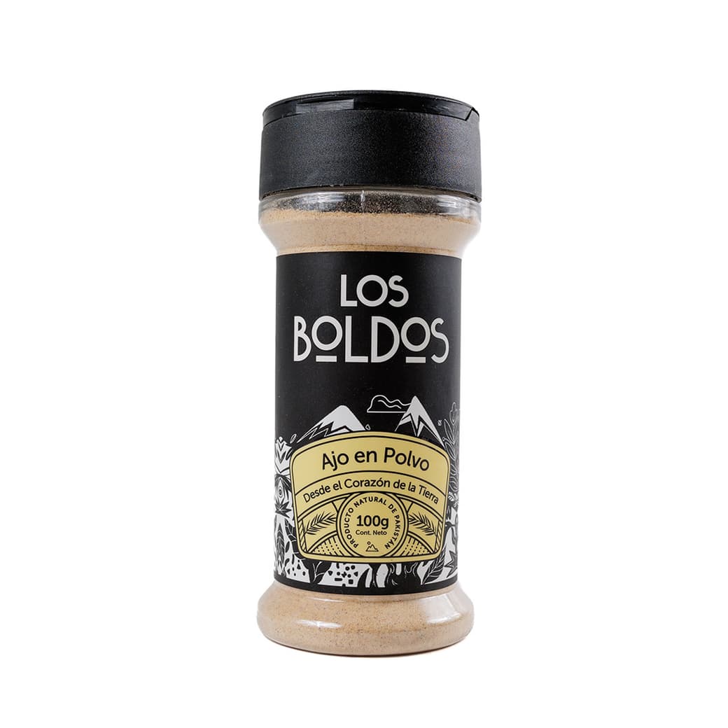 Ajo en Polvo Los Boldos Frasco PET 100 grs._1
