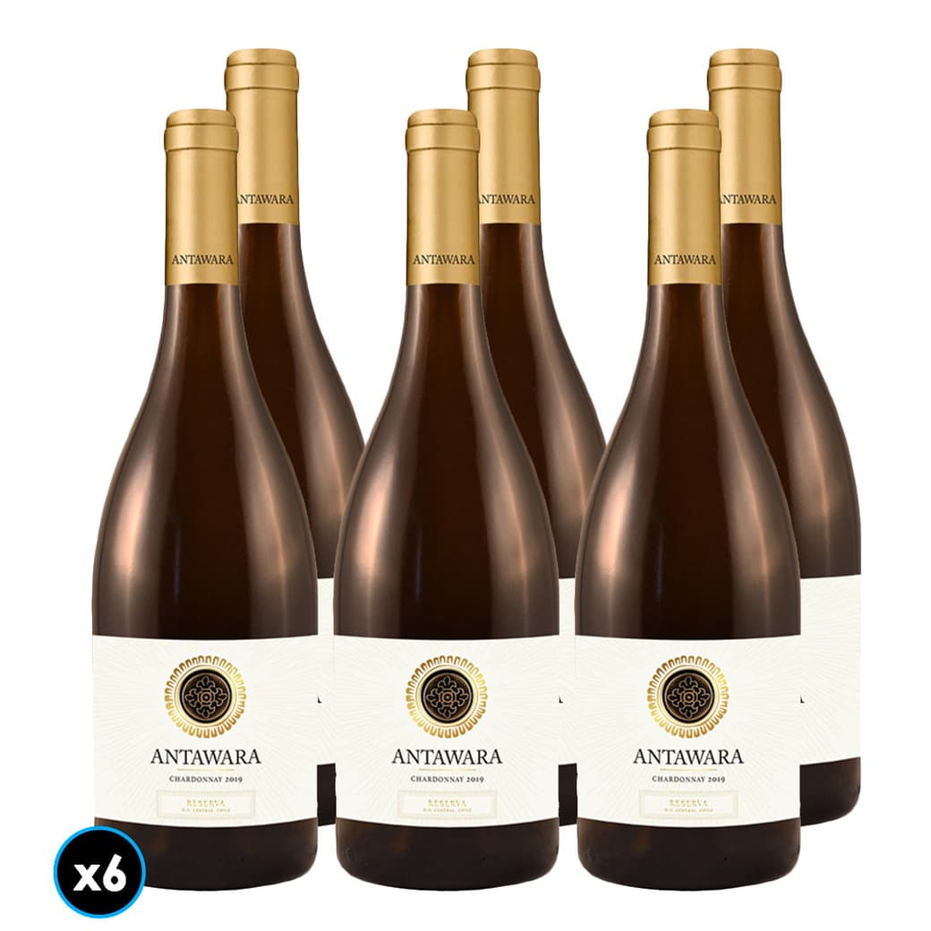 CAJA VINO ANTAWARA RESERVA (Chardonnay): 6x Vino Antawara Reserva Chardonnay 750cc_1