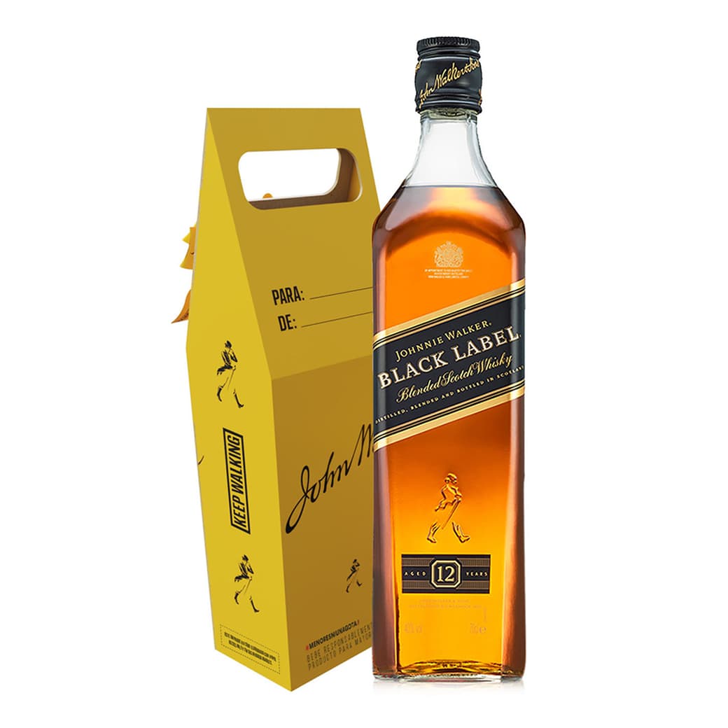 PACK JOHNNIE WALKER BLACK + ESTUCHE DE REGALO: Whisky Johnnie Walker Black Label 750cc 40º alc. + Estuche de Regalo_1