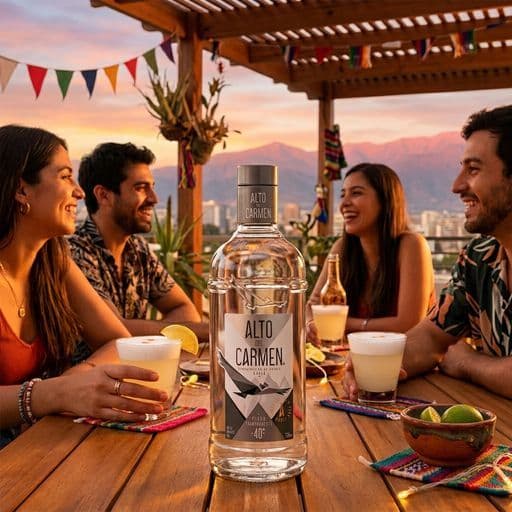 Pisco Alto del Carmen Transparente 750cc 40º alc._5